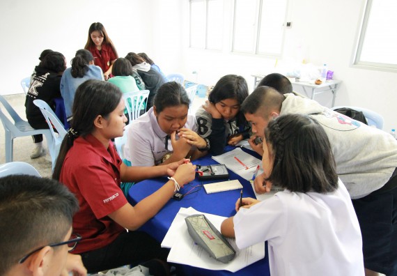 ภาพกิจกรรม คณะวิทยาศาสตร์และเทคโนโลยี จัดค่ายวิทยาศาสตร์ตามโครงการพัฒนาศักยภาพผู้เรียนในระดับการศึกษาขั้นพื้นฐาน ระยะที่ 2 ประจำปีงบประมาณ 2562