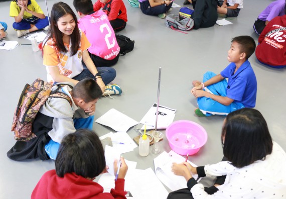 ภาพกิจกรรม คณะวิทยาศาสตร์และเทคโนโลยี จัดค่ายวิทยาศาสตร์ตามโครงการพัฒนาศักยภาพผู้เรียนในระดับการศึกษาขั้นพื้นฐาน ระยะที่ 2 ประจำปีงบประมาณ 2562