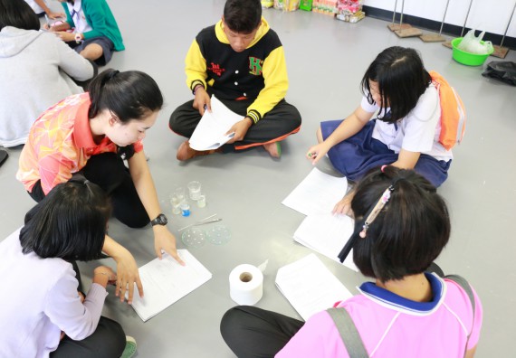 ภาพกิจกรรม คณะวิทยาศาสตร์และเทคโนโลยี จัดค่ายวิทยาศาสตร์ตามโครงการพัฒนาศักยภาพผู้เรียนในระดับการศึกษาขั้นพื้นฐาน ระยะที่ 2 ประจำปีงบประมาณ 2562