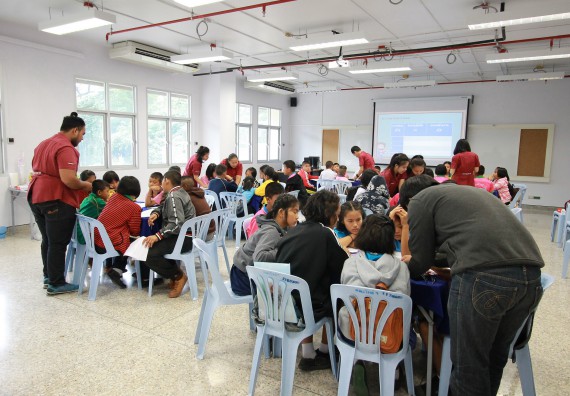 ภาพกิจกรรม คณะวิทยาศาสตร์และเทคโนโลยี จัดค่ายวิทยาศาสตร์ตามโครงการพัฒนาศักยภาพผู้เรียนในระดับการศึกษาขั้นพื้นฐาน ระยะที่ 2 ประจำปีงบประมาณ 2562