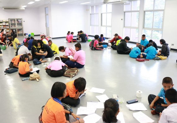 ภาพกิจกรรม คณะวิทยาศาสตร์และเทคโนโลยี จัดค่ายวิทยาศาสตร์ตามโครงการพัฒนาศักยภาพผู้เรียนในระดับการศึกษาขั้นพื้นฐาน ระยะที่ 2 ประจำปีงบประมาณ 2562