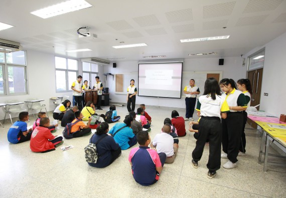 ภาพกิจกรรม คณะวิทยาศาสตร์และเทคโนโลยี จัดค่ายวิทยาศาสตร์ตามโครงการพัฒนาศักยภาพผู้เรียนในระดับการศึกษาขั้นพื้นฐาน ระยะที่ 2 ประจำปีงบประมาณ 2562