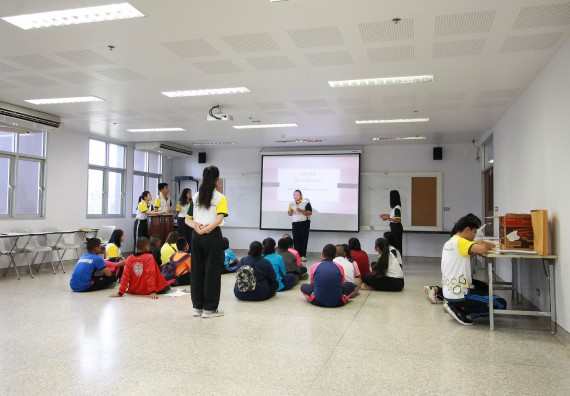 ภาพกิจกรรม คณะวิทยาศาสตร์และเทคโนโลยี จัดค่ายวิทยาศาสตร์ตามโครงการพัฒนาศักยภาพผู้เรียนในระดับการศึกษาขั้นพื้นฐาน ระยะที่ 2 ประจำปีงบประมาณ 2562