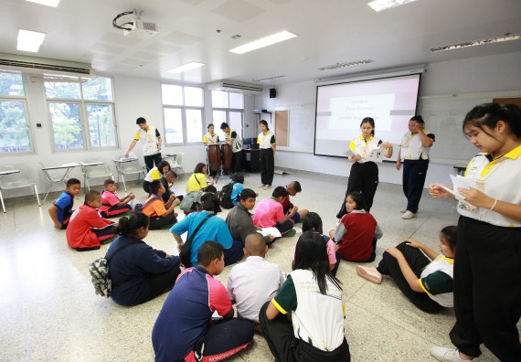 ภาพกิจกรรม คณะวิทยาศาสตร์และเทคโนโลยี จัดค่ายวิทยาศาสตร์ตามโครงการพัฒนาศักยภาพผู้เรียนในระดับการศึกษาขั้นพื้นฐาน ระยะที่ 2 ประจำปีงบประมาณ 2562