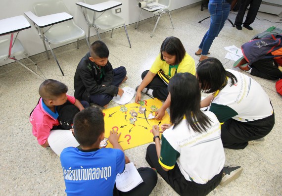 ภาพกิจกรรม คณะวิทยาศาสตร์และเทคโนโลยี จัดค่ายวิทยาศาสตร์ตามโครงการพัฒนาศักยภาพผู้เรียนในระดับการศึกษาขั้นพื้นฐาน ระยะที่ 2 ประจำปีงบประมาณ 2562
