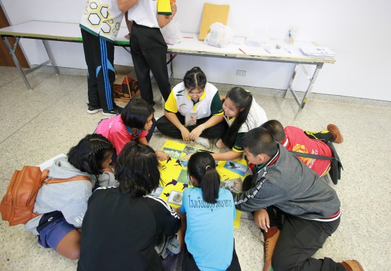 ภาพกิจกรรม คณะวิทยาศาสตร์และเทคโนโลยี จัดค่ายวิทยาศาสตร์ตามโครงการพัฒนาศักยภาพผู้เรียนในระดับการศึกษาขั้นพื้นฐาน ระยะที่ 2 ประจำปีงบประมาณ 2562