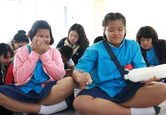 ภาพกิจกรรม คณะวิทยาศาสตร์และเทคโนโลยี จัดค่ายวิทยาศาสตร์ตามโครงการพัฒนาศักยภาพผู้เรียนในระดับการศึกษาขั้นพื้นฐาน ระยะที่ 2 ประจำปีงบประมาณ 2562