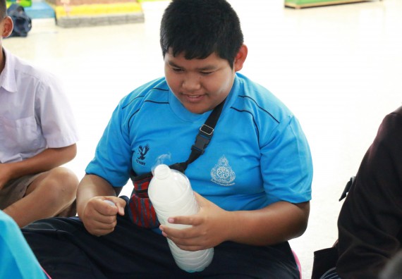 ภาพกิจกรรม คณะวิทยาศาสตร์และเทคโนโลยี จัดค่ายวิทยาศาสตร์ตามโครงการพัฒนาศักยภาพผู้เรียนในระดับการศึกษาขั้นพื้นฐาน ระยะที่ 2 ประจำปีงบประมาณ 2562