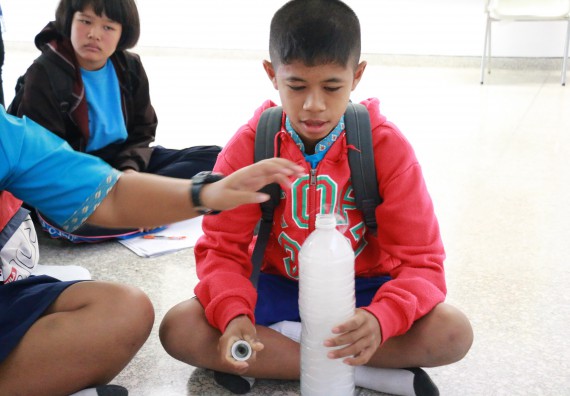 ภาพกิจกรรม คณะวิทยาศาสตร์และเทคโนโลยี จัดค่ายวิทยาศาสตร์ตามโครงการพัฒนาศักยภาพผู้เรียนในระดับการศึกษาขั้นพื้นฐาน ระยะที่ 2 ประจำปีงบประมาณ 2562