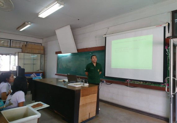 ภาพกิจกรรม โปรแกรมวิชาชีววิทยา จัดโครงการพี่ติวน้อง