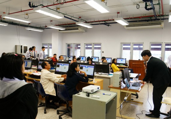 ภาพกิจกรรม โปรแกรมวิชาวิทยาการคอมพิวเตอร์ จัดอบรมเชิงปฏิบัติการด้านวิทยาการคอมพิวเตอร์ โครงการบริการวิชาการการอบรมเชิงปฏิบัติการด้านวิทยาการคอมพิวเตอร์ ประจำปี 2562