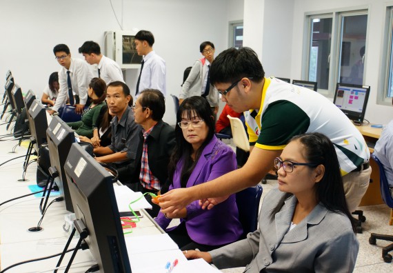 ภาพกิจกรรม โปรแกรมวิชาวิทยาการคอมพิวเตอร์ จัดอบรมเชิงปฏิบัติการด้านวิทยาการคอมพิวเตอร์ โครงการบริการวิชาการการอบรมเชิงปฏิบัติการด้านวิทยาการคอมพิวเตอร์ ประจำปี 2562