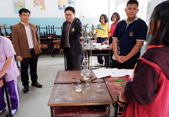 ภาพกิจกรรม โปรแกรมวิชาเคมี จัดกิจกรรมการอบรมเชิงปฏิบัติการเสริมทักษะพื้นฐานทางเคมี