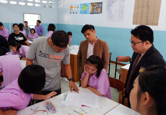 ภาพกิจกรรม โปรแกรมวิชาเคมี จัดกิจกรรมการอบรมเชิงปฏิบัติการเสริมทักษะพื้นฐานทางเคมี