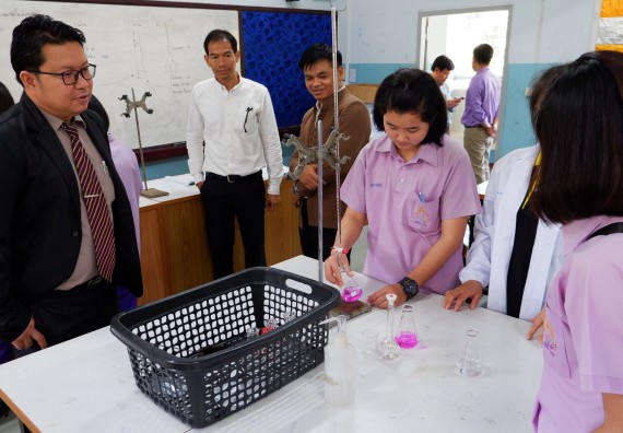 ภาพกิจกรรม โปรแกรมวิชาเคมี จัดกิจกรรมการอบรมเชิงปฏิบัติการเสริมทักษะพื้นฐานทางเคมี