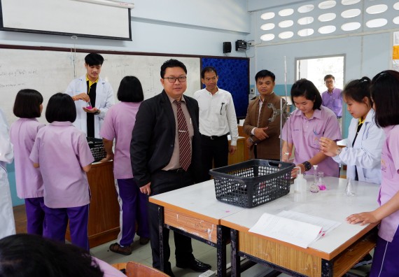 ภาพกิจกรรม โปรแกรมวิชาเคมี จัดกิจกรรมการอบรมเชิงปฏิบัติการเสริมทักษะพื้นฐานทางเคมี