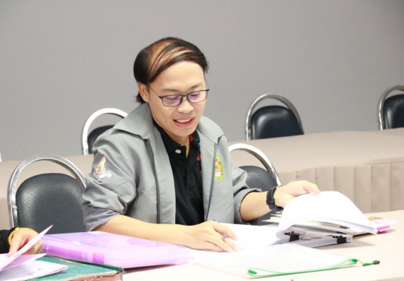 ภาพกิจกรรม คณะวิทยาศาสตร์และเทคโนโลยี จัดประเมินการต่อสัญญาจ้างพนักงานมหาวิทยาลัย สังกัดคณะวิทยาศาสตร์และเทคโนโลยี