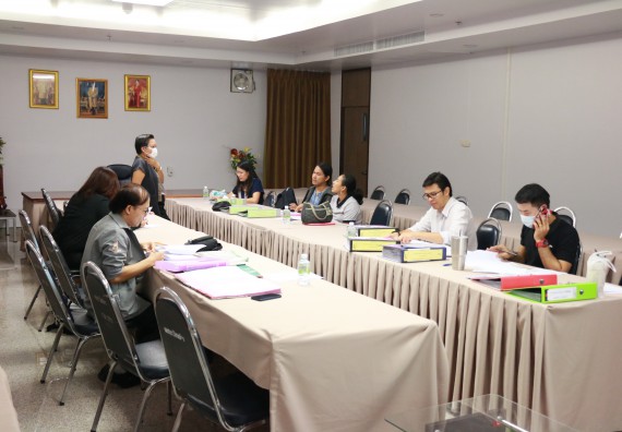 ภาพกิจกรรม คณะวิทยาศาสตร์และเทคโนโลยี จัดประเมินการต่อสัญญาจ้างพนักงานมหาวิทยาลัย สังกัดคณะวิทยาศาสตร์และเทคโนโลยี