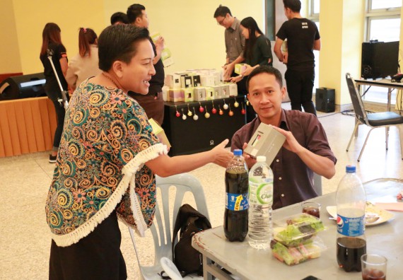 ภาพกิจกรรม คณะวิทยาศาสตร์และเทคโนโลยี จัดงานสังสรรค์ปีใหม่คณะวิทยาศาสตร์และเทคโนโลยี ประจำปี 2562