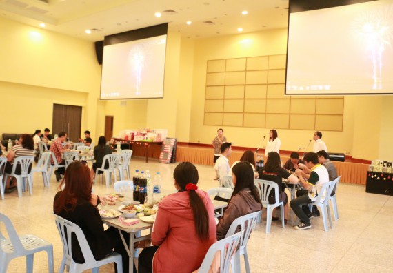 ภาพกิจกรรม คณะวิทยาศาสตร์และเทคโนโลยี จัดงานสังสรรค์ปีใหม่คณะวิทยาศาสตร์และเทคโนโลยี ประจำปี 2562