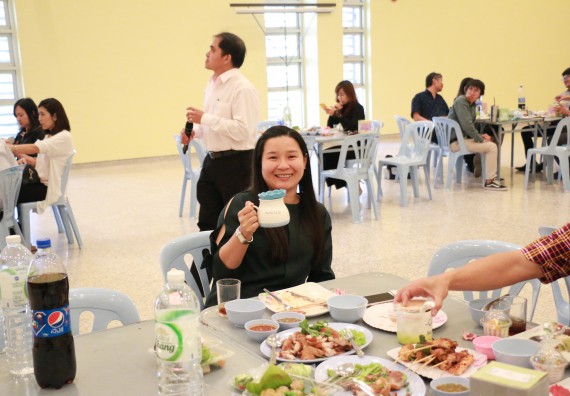 ภาพกิจกรรม คณะวิทยาศาสตร์และเทคโนโลยี จัดงานสังสรรค์ปีใหม่คณะวิทยาศาสตร์และเทคโนโลยี ประจำปี 2562