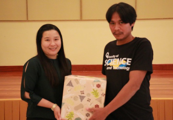 ภาพกิจกรรม คณะวิทยาศาสตร์และเทคโนโลยี จัดงานสังสรรค์ปีใหม่คณะวิทยาศาสตร์และเทคโนโลยี ประจำปี 2562