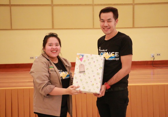 ภาพกิจกรรม คณะวิทยาศาสตร์และเทคโนโลยี จัดงานสังสรรค์ปีใหม่คณะวิทยาศาสตร์และเทคโนโลยี ประจำปี 2562