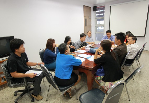 ภาพกิจกรรม คณะวิทยาศาสตร์และเทคโนโลยี จัดประชุมหารือ เรื่อง การรับนักศึกษา ประจำปีการศึกษา 2562