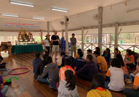 ภาพกิจกรรม โปรแกรมวิชาวิทยาการคอมพิวเตอร์ จัดอบรมเชิงปฏิบัติการ เรื่อง เสริมสร้างทักษะการสื่อสารภาษาอังกฤษ