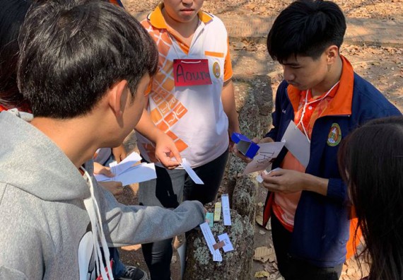 ภาพกิจกรรม โปรแกรมวิชาวิทยาการคอมพิวเตอร์ จัดอบรมเชิงปฏิบัติการ เรื่อง เสริมสร้างทักษะการสื่อสารภาษาอังกฤษ