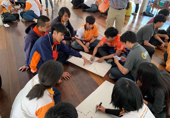 ภาพกิจกรรม โปรแกรมวิชาวิทยาการคอมพิวเตอร์ จัดอบรมเชิงปฏิบัติการ เรื่อง เสริมสร้างทักษะการสื่อสารภาษาอังกฤษ