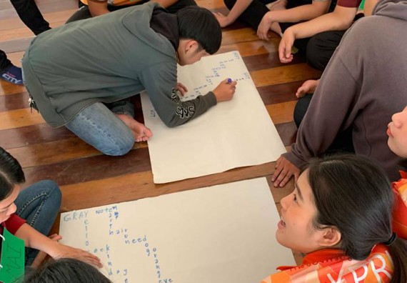 ภาพกิจกรรม โปรแกรมวิชาวิทยาการคอมพิวเตอร์ จัดอบรมเชิงปฏิบัติการ เรื่อง เสริมสร้างทักษะการสื่อสารภาษาอังกฤษ