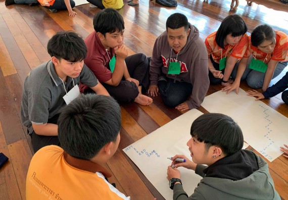 ภาพกิจกรรม โปรแกรมวิชาวิทยาการคอมพิวเตอร์ จัดอบรมเชิงปฏิบัติการ เรื่อง เสริมสร้างทักษะการสื่อสารภาษาอังกฤษ