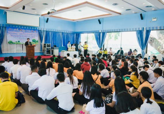 ภาพกิจกรรม ค่ายอาสาบำเพ็ญประโยชน์เพื่อส่งเสริมสร้างจริยธรรมและบูรณาการการเรียนรู้ เพื่อทำนุบำรุงศิลปวัฒนธรรม ครั้งที่ 5