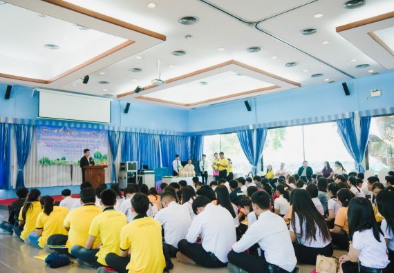 ภาพกิจกรรม ค่ายอาสาบำเพ็ญประโยชน์เพื่อส่งเสริมสร้างจริยธรรมและบูรณาการการเรียนรู้ เพื่อทำนุบำรุงศิลปวัฒนธรรม ครั้งที่ 5