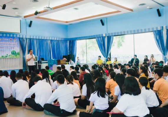 ภาพกิจกรรม ค่ายอาสาบำเพ็ญประโยชน์เพื่อส่งเสริมสร้างจริยธรรมและบูรณาการการเรียนรู้ เพื่อทำนุบำรุงศิลปวัฒนธรรม ครั้งที่ 5