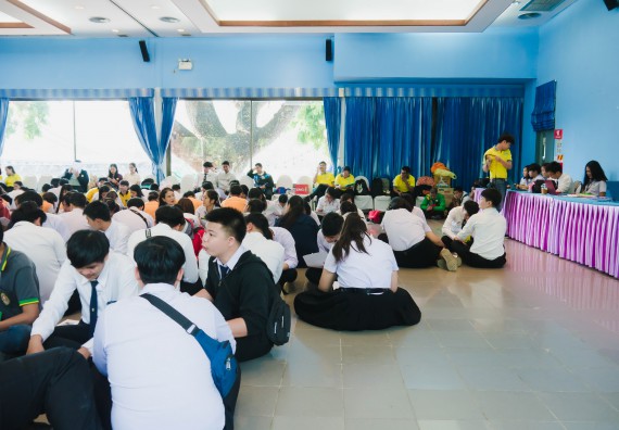 ภาพกิจกรรม ค่ายอาสาบำเพ็ญประโยชน์เพื่อส่งเสริมสร้างจริยธรรมและบูรณาการการเรียนรู้ เพื่อทำนุบำรุงศิลปวัฒนธรรม ครั้งที่ 5