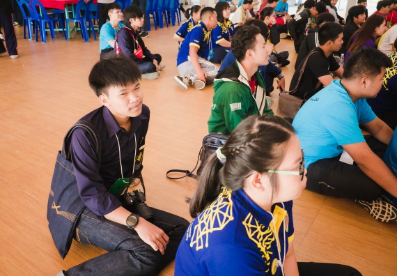 ภาพกิจกรรม ค่ายอาสาบำเพ็ญประโยชน์เพื่อส่งเสริมสร้างจริยธรรมและบูรณาการการเรียนรู้ เพื่อทำนุบำรุงศิลปวัฒนธรรม ครั้งที่ 5