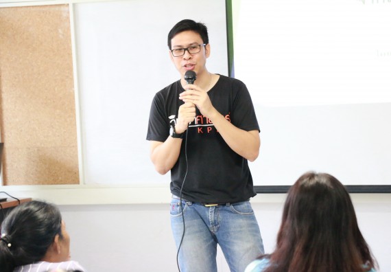 ภาพกิจกรรม คณะวิทยาศาสตร์และเทคโนโลยี จัดอบรมเชิงปฏิบัติการ เรื่อง การส่งเสริมอาชีพเพื่อเพิ่มรายได้แก่ชุมชน รุ่นที่ 1