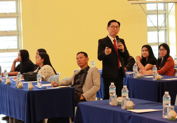 ภาพกิจกรรม คณะวิทยาศาสตร์และเทคโนโลยี จัดอบรมเชิงปฏิบัติการ เรื่อง การพัฒนานวัตกรรม