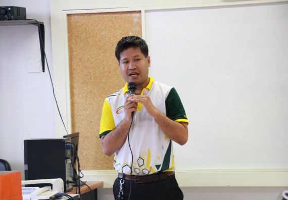 ภาพกิจกรรม คณะวิทยาศาสตร์และเทคโนโลยี จัดโครงการพัฒนาทักษะภาษาอังกฤษสำหรับนักศึกษาคณะวิทยาศาสตร์และเทคโนโลยี