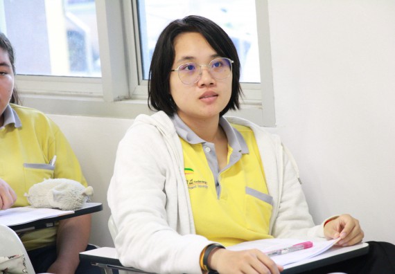 ภาพกิจกรรม คณะวิทยาศาสตร์และเทคโนโลยี จัดโครงการพัฒนาทักษะภาษาอังกฤษสำหรับนักศึกษาคณะวิทยาศาสตร์และเทคโนโลยี