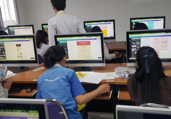 ภาพกิจกรรม โปรแกรมวิชาวิทยาการคอมพิวเตอร์ จัดกิจกรรมตามโครงการบริการวิชาการหลักสูตรเทคโนโลยีสารสนเทศ