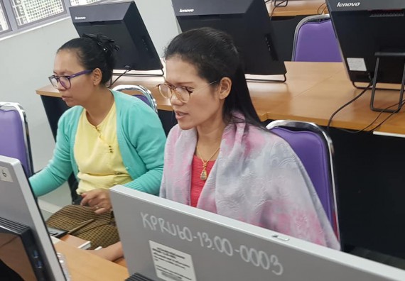 ภาพกิจกรรม โปรแกรมวิชาวิทยาการคอมพิวเตอร์ จัดกิจกรรมตามโครงการบริการวิชาการหลักสูตรเทคโนโลยีสารสนเทศ