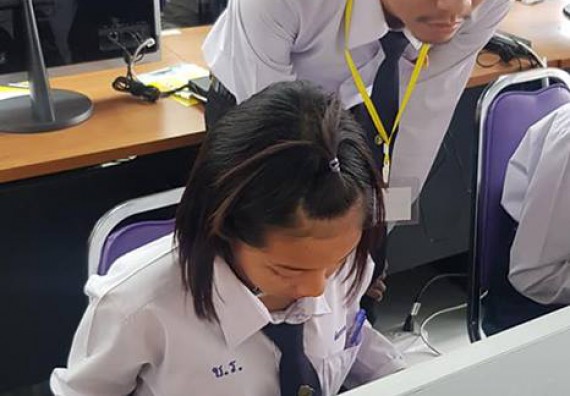 ภาพกิจกรรม โปรแกรมวิชาวิทยาการคอมพิวเตอร์ จัดกิจกรรมตามโครงการบริการวิชาการหลักสูตรเทคโนโลยีสารสนเทศ