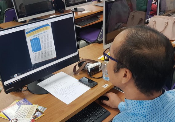 ภาพกิจกรรม โปรแกรมวิชาวิทยาการคอมพิวเตอร์ จัดกิจกรรมตามโครงการบริการวิชาการหลักสูตรเทคโนโลยีสารสนเทศ