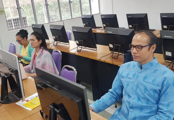 ภาพกิจกรรม โปรแกรมวิชาวิทยาการคอมพิวเตอร์ จัดกิจกรรมตามโครงการบริการวิชาการหลักสูตรเทคโนโลยีสารสนเทศ