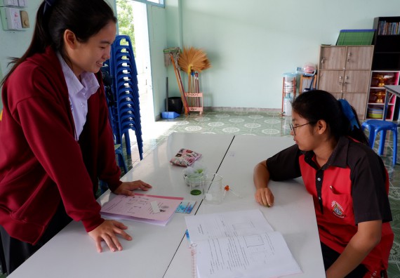 ภาพกิจกรรม โปรแกรมวิชาเคมี จัดอบรมเชิงปฏิบัติการการทำโครงงานทางเคมีโรงเรียนวังแขมวิทยาคม