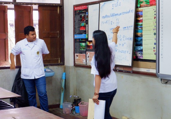 ภาพกิจกรรม โปรแกรมวิชาเคมี จัดอบรมเชิงปฏิบัติการการทำโครงงานทางเคมีโรงเรียนพรานกระต่ายพิทยาคม