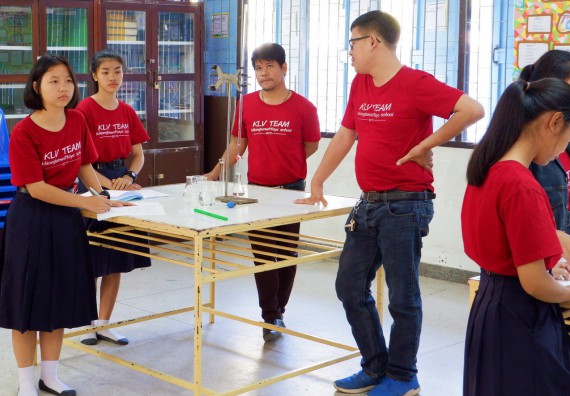 ภาพกิจกรรม โปรแกรมวิชาเคมี จัดอบรมเชิงปฏิบัติการการทำโครงงานทางเคมี